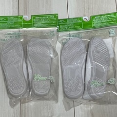 キャンバスバレーシューズ　17.5㎝&18㎝のセットの画像