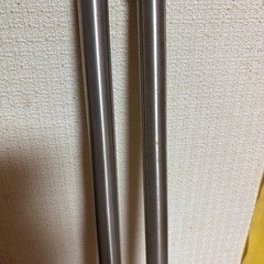 ステンレス物干し竿2本