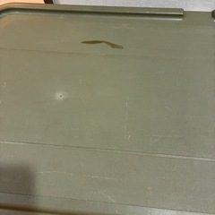 トランクカーゴ　トラスコフラット天板仕様 70L オリーブ　黒　の画像