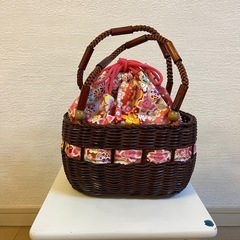 浴衣バッグ　かごバッグ