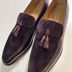 StefanoBranchiniステファノブランキーニ メンズタッセルローファーの画像