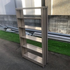 スチール書棚（中） 5段 TOHO ミリオンラック　80cm×2...