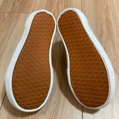 Vansスニーカー 18cm　ベージュ 美品の画像