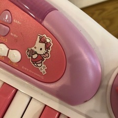 キティ電子ピアノ　おもちゃの画像