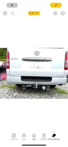 トヨタハイエース／牽引付／車検有り／軽油車