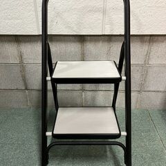 コーナン 2段 脚立 踏み台 折りたたみ可 幅41cm×奥行54cm×高さ83cm の画像