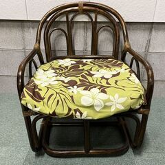 藤製 チェア 1人用 ラタン 籐製 幅51cm×奥行51cm×高...