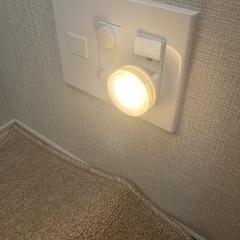 IKEAナイトライト　照明LED電池の画像