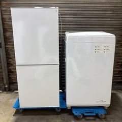 一人暮らし 2点 冷蔵庫 NTR-106WH 洗濯機 NT60L1WH