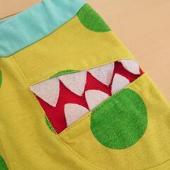 【80cm】子供 ベビー服 ズボン おもしろ パンツ モンスター 男の子 の画像