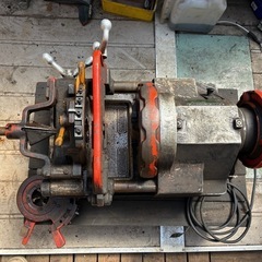 ◆MCC 松阪鉄工所 ねじ切り機 MCC80W ダイヘッド付◆パイプマシン◆の画像