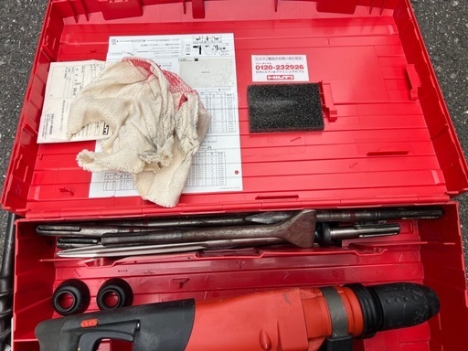値下げ！ヒルティ HILTI TE76 電動ハンマー 箱 ビット付き