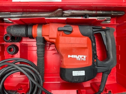 値下げ！ヒルティ　HILTI TE76 電動ハンマー　箱　ビット付き