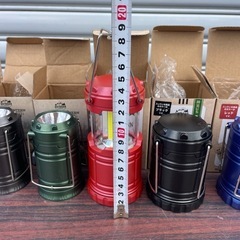 LED 2way ランタン 懐中電灯 スライドランタン ライト 電池式 アウトドア キャンプ 停電 防災 キャンプ コンパクト 軽量 SLサイズセットの画像
