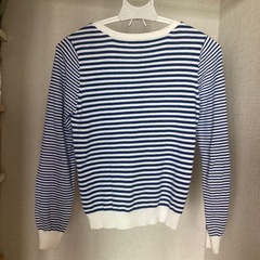 IENAカーディガン　ボーダーの画像