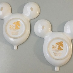 ディズニー　30周年スーベニアプレート　2枚セットの画像