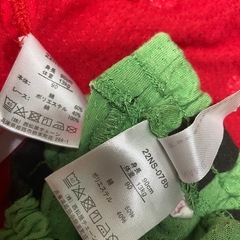 スイカ柄ツーピース 90 女の子の画像
