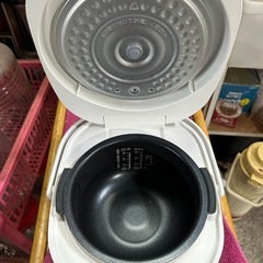 シャープ マイコンジャー炊飯器 ホワイト KS-C5L-Wの画像