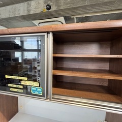 値下げしました❗️配達可【食器棚】 クリーニング済　管理番号10805秀の画像