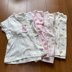 イオン 半袖肌着 5枚セット 90の画像