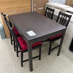 IKEA 伸縮ダイニングテーブルセット 椅子4脚 TJ11759