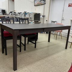 IKEA 伸縮ダイニングテーブルセット 椅子4脚 TJ11759