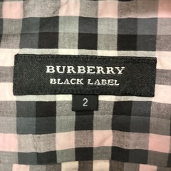 美品■BURBERRY BLACKLABEL■ギンガムチェック柄 ■サイズ2の画像