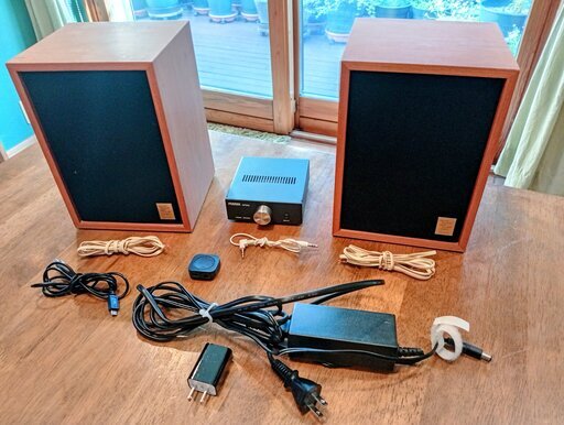 ほぼ日　きほんのスピーカー+ アンプ+ Bluetooth送受信機＝ 9点セット ほぼ日 きほんのスピーカー+ アンプ+ Bluetooth送受信機＝ 9点セット