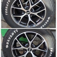 BBS7.5J-17とTERRATOURA A/T235-65-17の4本セット プジョーボルボ等にの画像