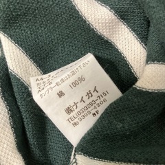 ラルフローレンのモスグリーンポロシャツ　サイズS相当美品
の画像