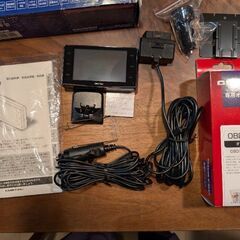 COMTEC ZERO 706V レーダー探知機 OBD2-R3 セット 中古の画像