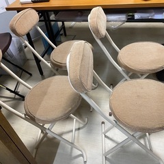 ◼️ 無料｝まだまた使える折りたたみ椅子4脚　　竹田 コーポレー...