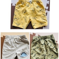 男児ハーフパンツ3枚組　100〜105cm