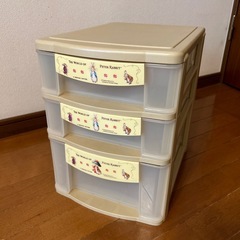 ピーターラビット　3段収納ケース