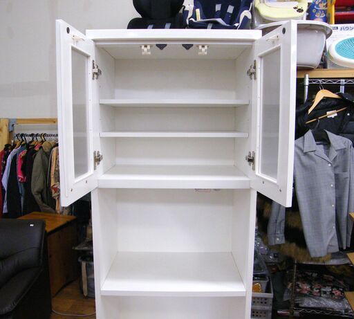 ニトリ レンジボード スリム ホワイト キッチンボード キッチン収納 食器収納 収納棚 収納家具 NITORI 札幌市 厚別区