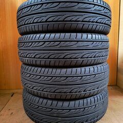 165/55R15 タイヤ・ホイール4本セット GOODYEAR EAGLE LS2000+三菱純正ホイールの画像