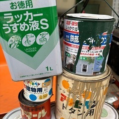 無料 使えます！ ペンキ ラッカー 屋内 屋外 トタン 木材 鉄 沢山 DIY  の画像
