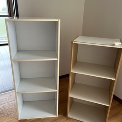 カラーボックス2個　