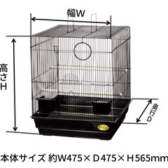 marukan bird place large　インコケージ　の画像