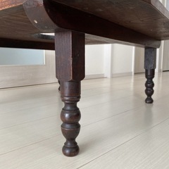 昭和レトロ　穴開きちゃぶ台の画像