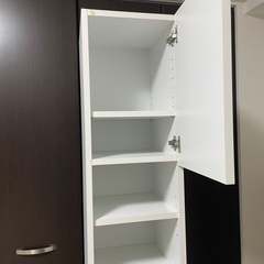 カラーボックス　隙間家具　白の画像