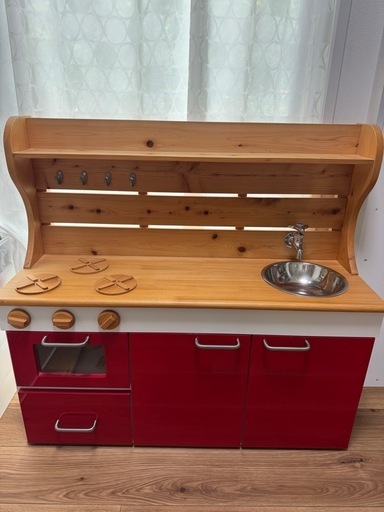 《早めに引き取りしていただける方優先‼️》おままごとキッチン　木製