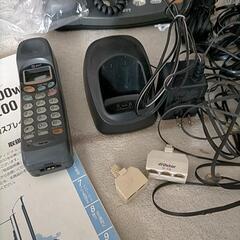 電話機(部品取り) ケーブル他の画像