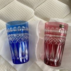 HOYA Crystal ホーヤ　クリスタル　グラス2個セット