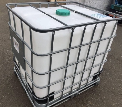 引き取り限定福岡 大型プラスチックタンク 青