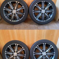 165/55R15 タイヤ・ホイール4本セット GOODYEAR EAGLE LS2000+三菱純正ホイールの画像