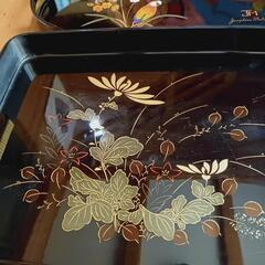 お盆 漆 上品 まとめ売り バラ売り可能！！の画像
