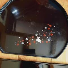 お盆 漆 上品 まとめ売り バラ売り可能！！の画像
