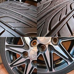 165/55R15 タイヤ・ホイール4本セット GOODYEAR EAGLE LS2000+三菱純正ホイールの画像