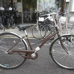 中古自転車３５４３　前後タイヤ新品！　２７インチ　ギヤなし　ダイ...